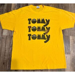 1992 The Whos Tommy Tommy Tommy On Broadway T-Shirt XL Vintage